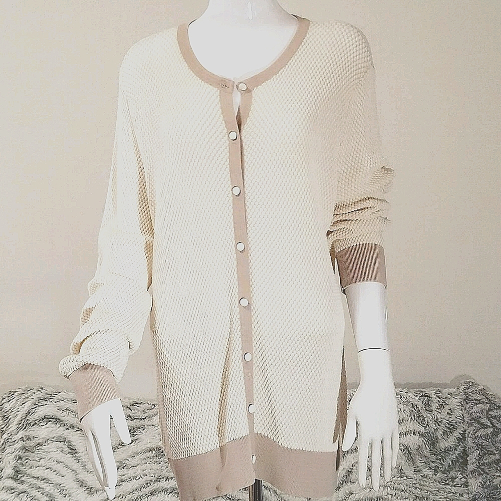 Lightweight Cardigan Overshirt l Two Twenty Five, XL l NWT